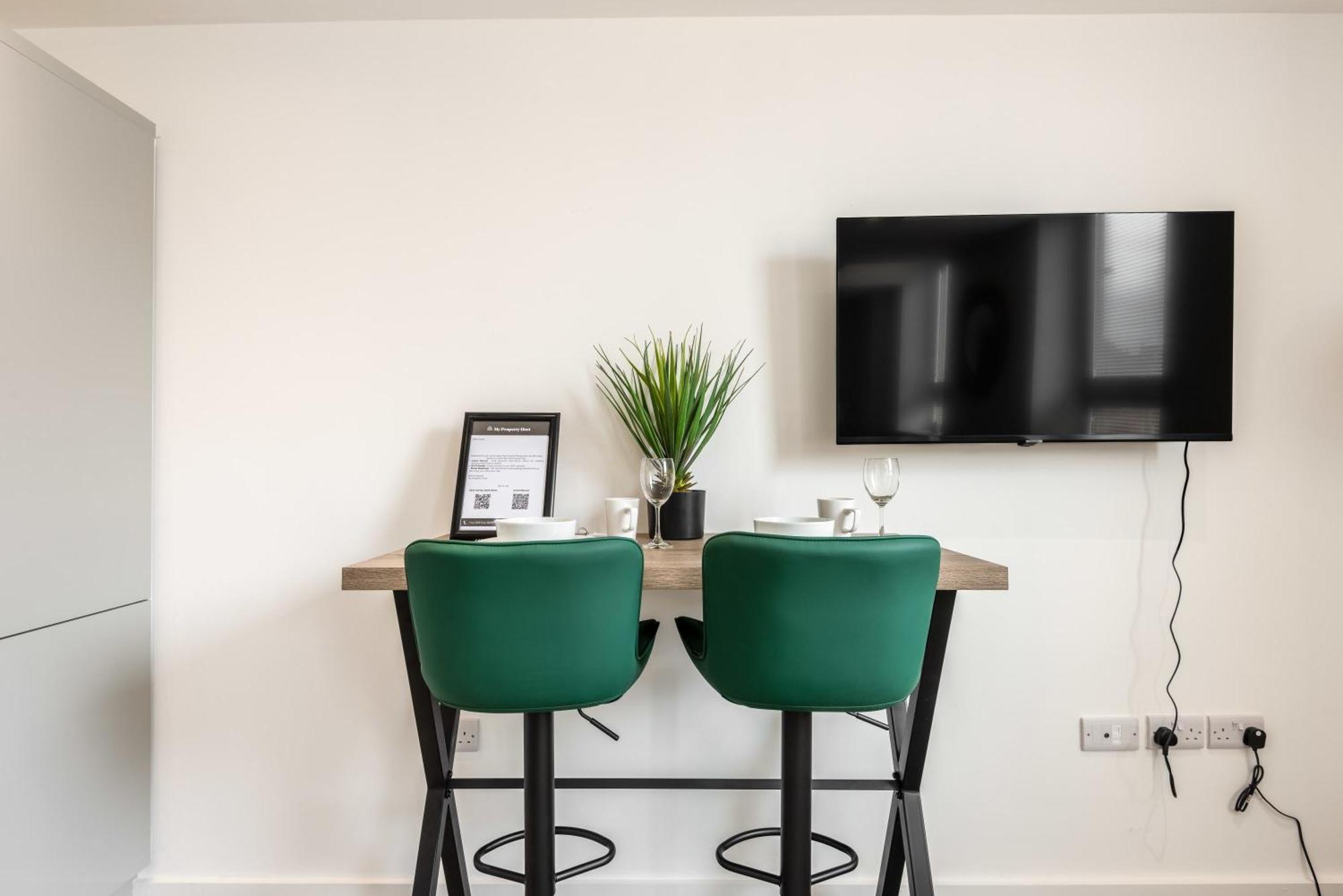 Contemporary 1 Bed Central Rotherham Studio Luaran gambar