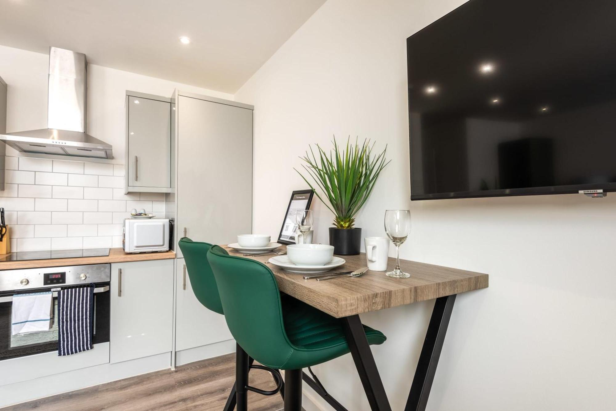 Contemporary 1 Bed Central Rotherham Studio Luaran gambar