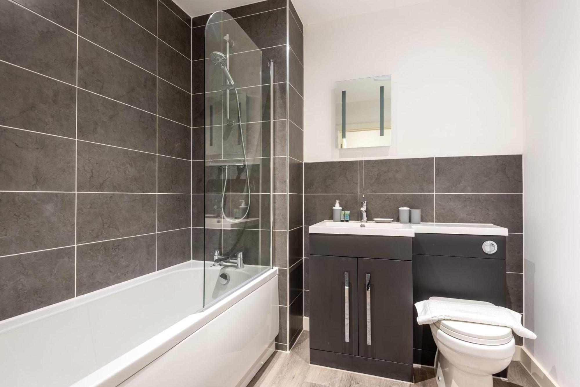 Contemporary 1 Bed Central Rotherham Studio Luaran gambar